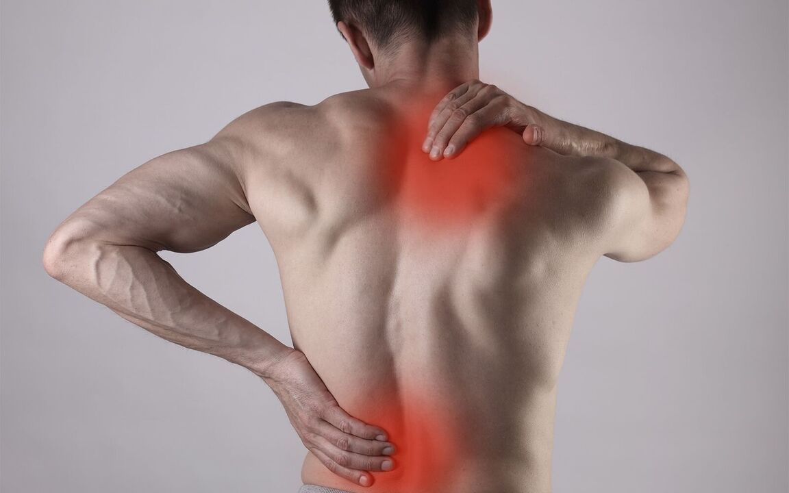 Il mal di schiena è un segno di malattie del sistema muscolo-scheletrico